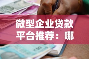 微型企业贷款平台推荐：哪些产品容易申请且额度高？