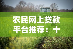 农民网上贷款平台推荐：十大正规渠道助农增收