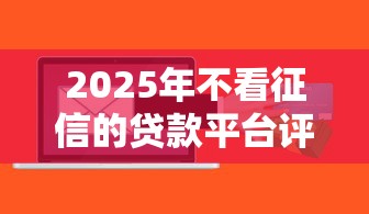 2025年不看征信的贷款平台评测与风险提示