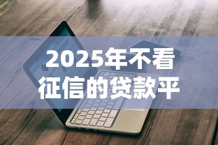 2025年不看征信的贷款平台测评与使用指南