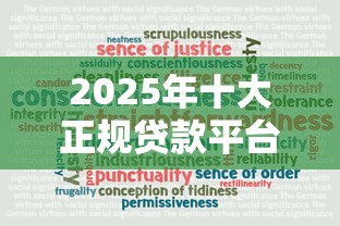 2025年十大正规贷款平台测评：安全可靠资金有保障