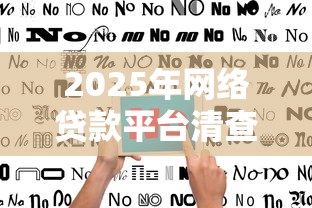 2025年网络贷款平台清查指南：合规平台识别与风险规避