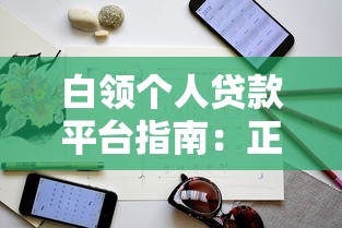 白领个人贷款平台指南：正规渠道与避坑技巧