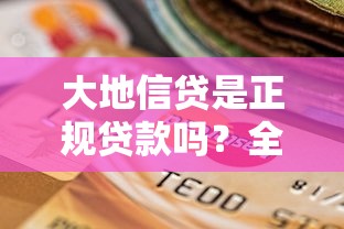大地信贷是正规贷款吗？全面解析平台资质与使用风险