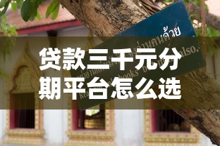 贷款三千元分期平台怎么选？2025年实测避坑指南