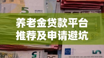 养老金贷款平台推荐及申请避坑指南