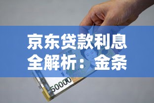 京东贷款利息全解析：金条、白条利率对比及省钱技巧