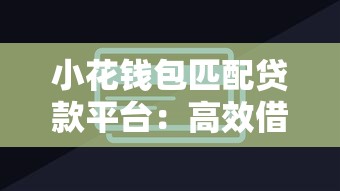 小花钱包匹配贷款平台：高效借贷与理财技巧全解析
