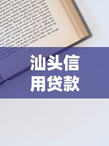 汕头信用贷款指南：2025年本地平台选择与申请技巧