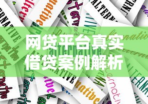 网贷平台真实借贷案例解析:风险与应对策略 网贷平台真实借贷案例解析:风险与应对策略