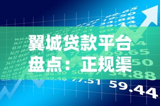 翼城贷款平台盘点：正规渠道与理财注意事项