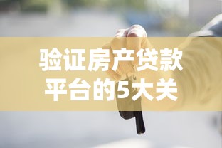 验证房产贷款平台的5大关键点与实用技巧