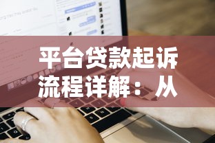 平台贷款起诉流程详解：从证据收集到执行全解析