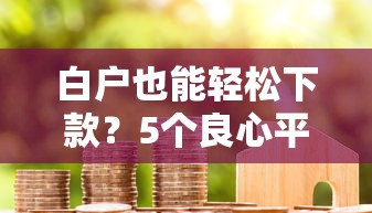 白户也能轻松下款？5个良心平台手把手教你借钱攻略