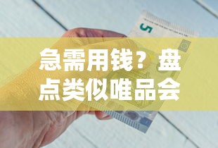 急需用钱？盘点类似唯品会借钱的5大正规平台！低息+快速到账全解析
