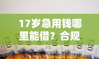 17岁急用钱哪里能借？合规借贷平台家长必看