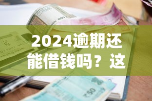 2024逾期还能借钱吗？这5个正规平台或许能帮到你
