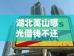 湖北英山曝光借钱不还平台！这些贷款陷阱千万要避开