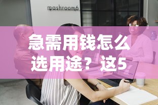 急需用钱怎么选用途？这5个方向让你借钱不踩坑！