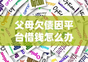 父母欠债因平台借钱怎么办？3招教你合理应对债务难题