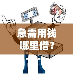 急需用钱哪里借？这5个平台靠谱又安全