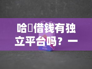 哈啰借钱有独立平台吗？一文搞懂使用攻略