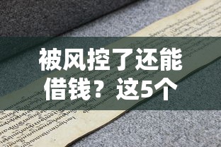 被风控了还能借钱？这5个平台或许能解燃眉之急！