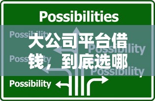 大公司平台借钱，到底选哪家靠谱？这5招帮你避开坑！