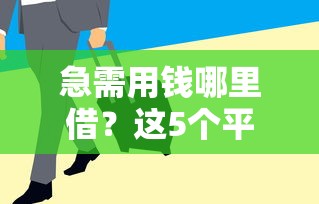 急需用钱哪里借？这5个平台放款快、门槛低，新手也能轻松申请！