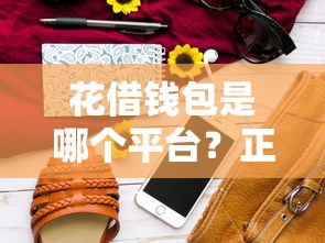 花借钱包是哪个平台？正规靠谱的短期周转神器吗