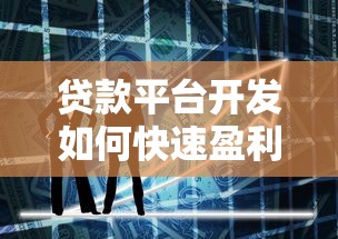 贷款平台开发如何快速盈利？这5个核心秘诀必须掌握