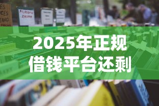 2025年正规借钱平台还剩多少家？这8家闭眼入不踩坑