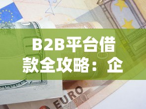 B2B平台借款全攻略：企业主必看的高效融资技巧