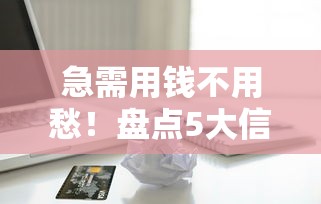 急需用钱不用愁！盘点5大信用卡借款平台，低息高额随你选