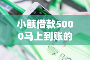 小额借款5000马上到账的不看征信？分享五个花户必下的平台100%通过率