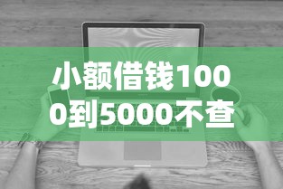 小额借钱1000到5000不查征信？看看这5个无视征信黑白100%秒下平台