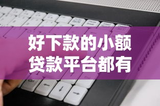 好下款的小额贷款平台都有哪些软件：看看这5个黑户可以借钱的平台