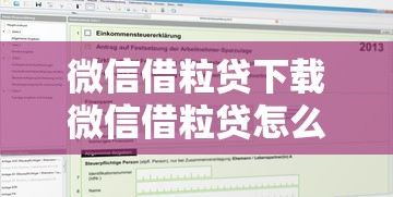 微信借粒贷下载微信借粒贷怎么开通：整理五个被执行人黑户可以申请网贷的平台