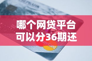 哪个网贷平台可以分36期还本金：整合五个网贷口子