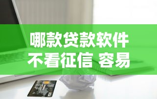 哪款贷款软件不看征信 容易通过?整理五个征信花借款平台容易通过 哪款贷款软件不看征信 容易通过?整理五个征信花借款平台容易通过