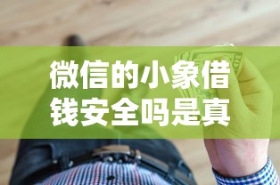 微信的小象借钱安全吗是真的吗？整合五个简单容易贷款平台
