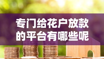 专门给花户放款的平台有哪些呢？罗列5个借款平台可以贷款20万
