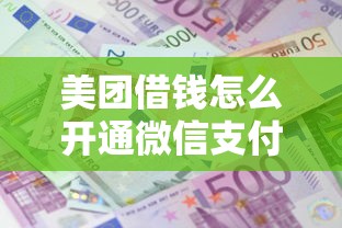 美团借钱怎么开通微信支付功能，试试这5个满19岁可以借款的软件