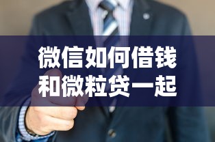 微信如何借钱和微粒贷一起还款：看看这5个小微企业网上贷款平台