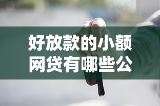 好放款的小额网贷有哪些公司，梳理5个车抵押贷款平台好