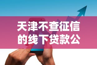 天津不查征信的线下贷款公司：试试这五个都贷款平台