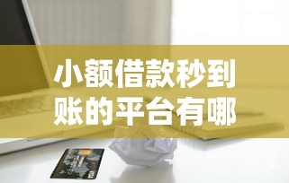 小额借款秒到账的平台有哪些，梳理五个网上正规贷款平台