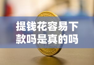 提钱花容易下款吗是真的吗吗，推荐五个网商贷平台