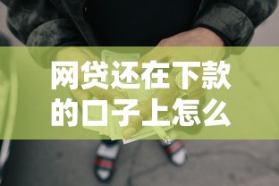 网贷还在下款的口子上怎么办，看看这5个征信黑了平台能借到钱