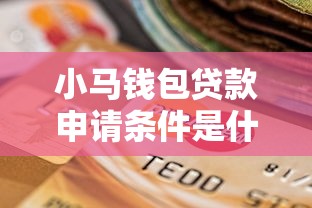 小马钱包贷款申请条件是什么：罗列5个营业执照贷款平台